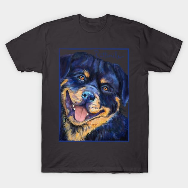 Rottweiler T-Shirt by Aloe Artwork